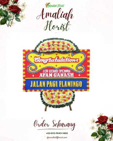 Sewa Papan Bunga Kendel